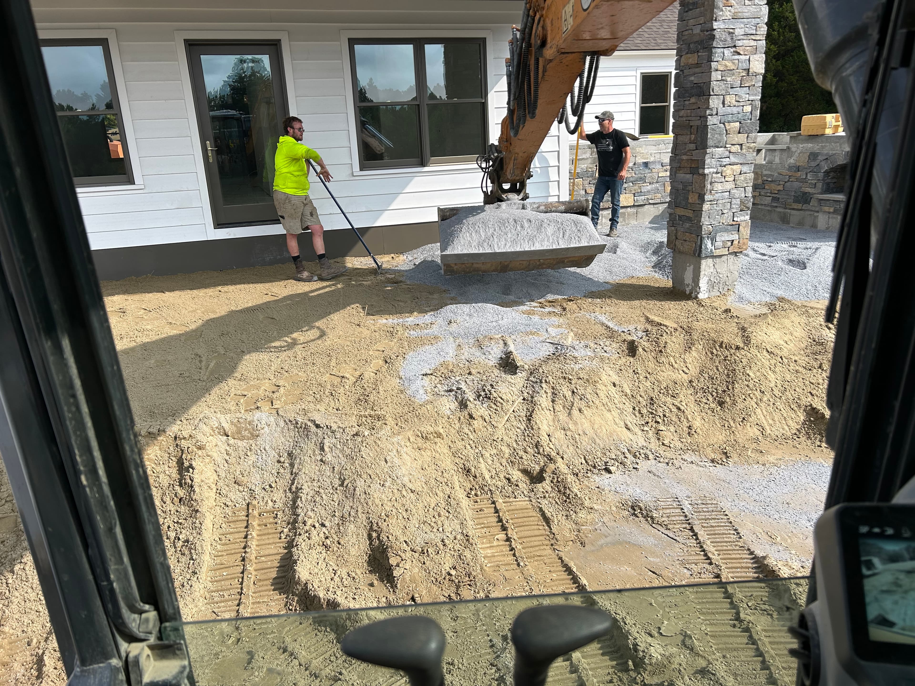Mitchell Excavating crew working on site